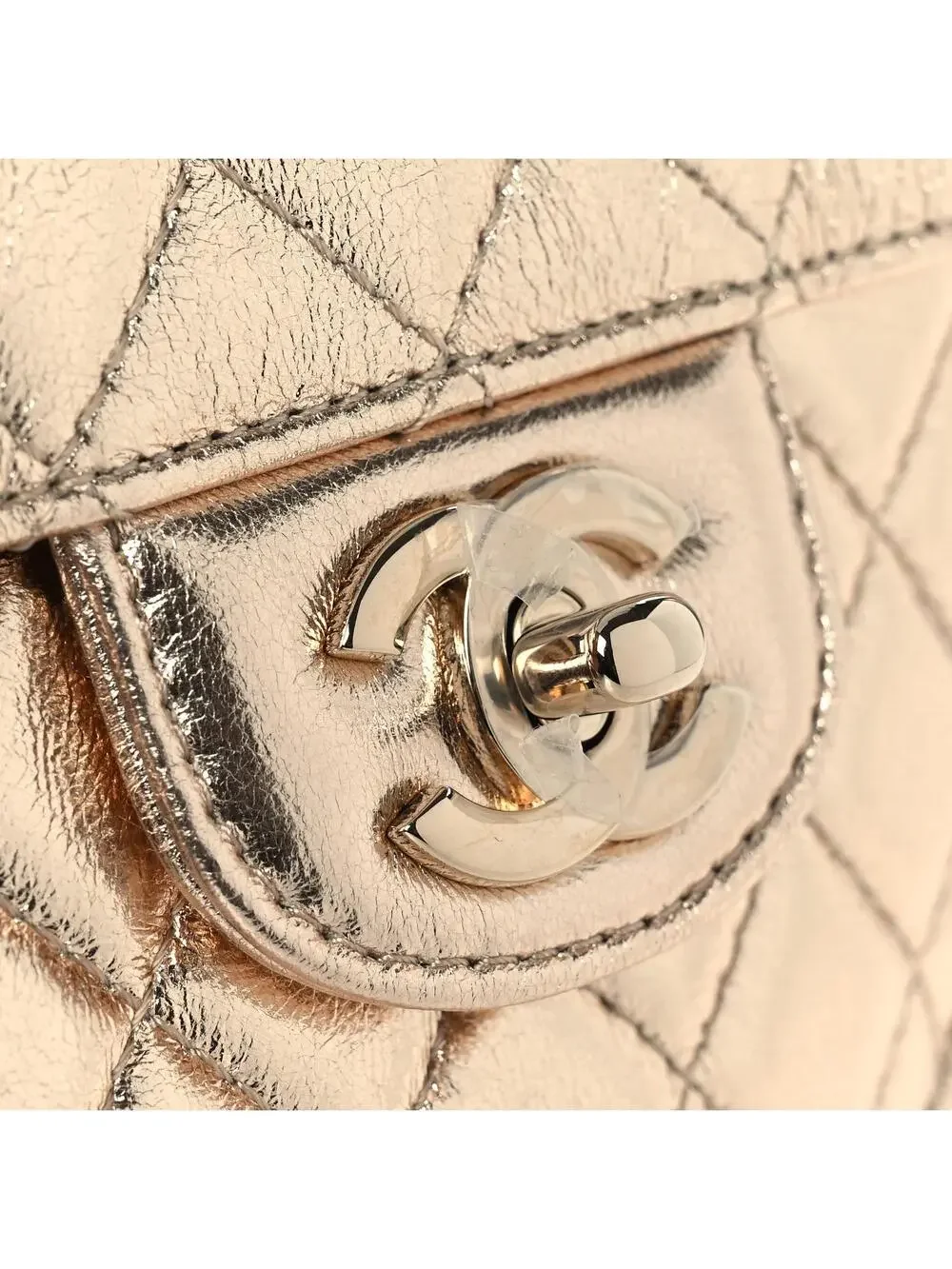 Chanel Metallic Lambskin Quilted Cc In #329604C67B